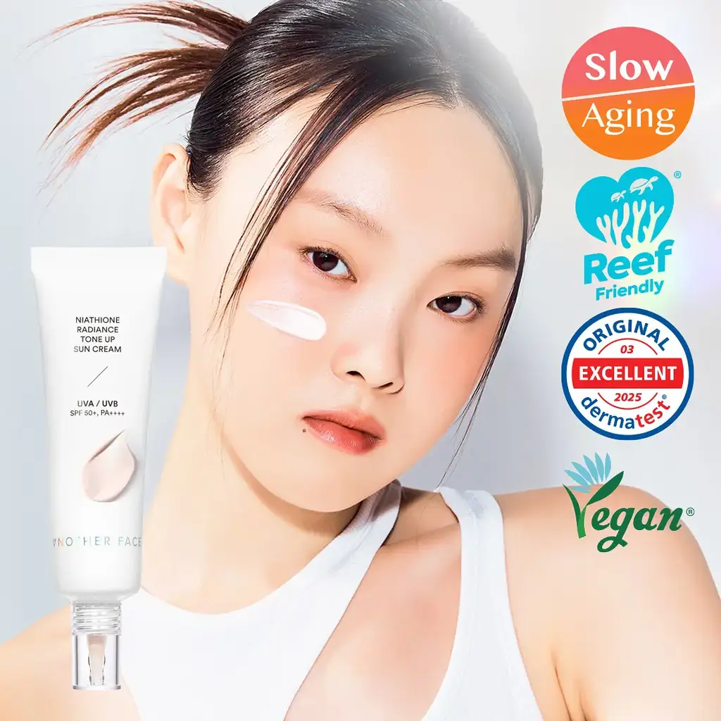 [파데프리&생기톤업] 어나더페이스 나이아치온 빛 톤업 선크림 50ml